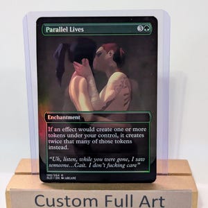 Arcane MTG Proxy Set | Vi & Caitlyn Folienkarten | Kommandant verändert Magie | League of Legends Fan Kunst | Nur Foil
