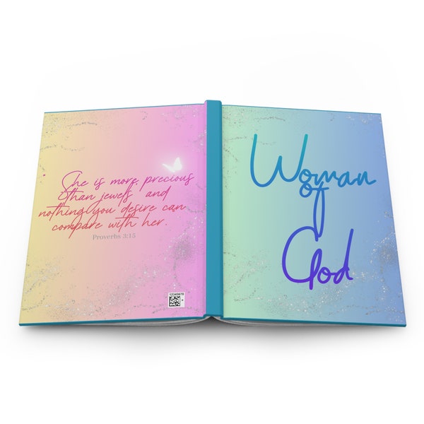 Christian Devotional Notebook Woman of God Journal Godly Woman Journal Proverbs Woman Notebook Hardcover Journal Matte