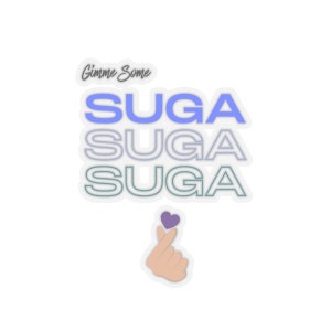 Water Bottle Sticker SUGA Bangtan Boys Min Yoongi Sticker Agust D Vinyl Sticker, Kiss-Cut Stickers