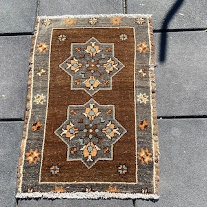 2x2 Handmade Rug,Door Mat Rug,2x2,Vintage Rug,Mini Rug,Door Mat Turkish,Door Mat Oushak,2x2 Small Rug,Door Mat Vintage,2x2 Turkish Rug