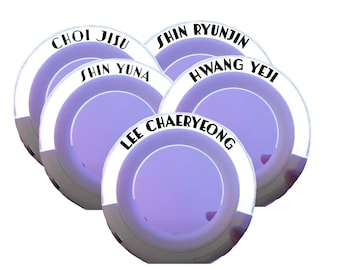 Benutzerdefinierte holographische Itzy Aufkleber Vinyl Lightstick Sticker