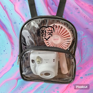 Personalisierte Stadiontasche, individuelle ästhetische, Rucksack für Konzert, Crossbody mit verstellbarem Gurt, Kpop Merch Geschenke Stan