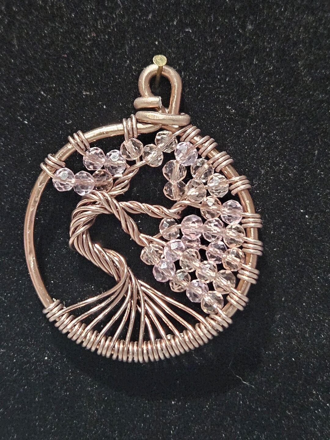 Handcrafted Wire Tree of Life Pendant: Family Talisman Necklace - Etsy