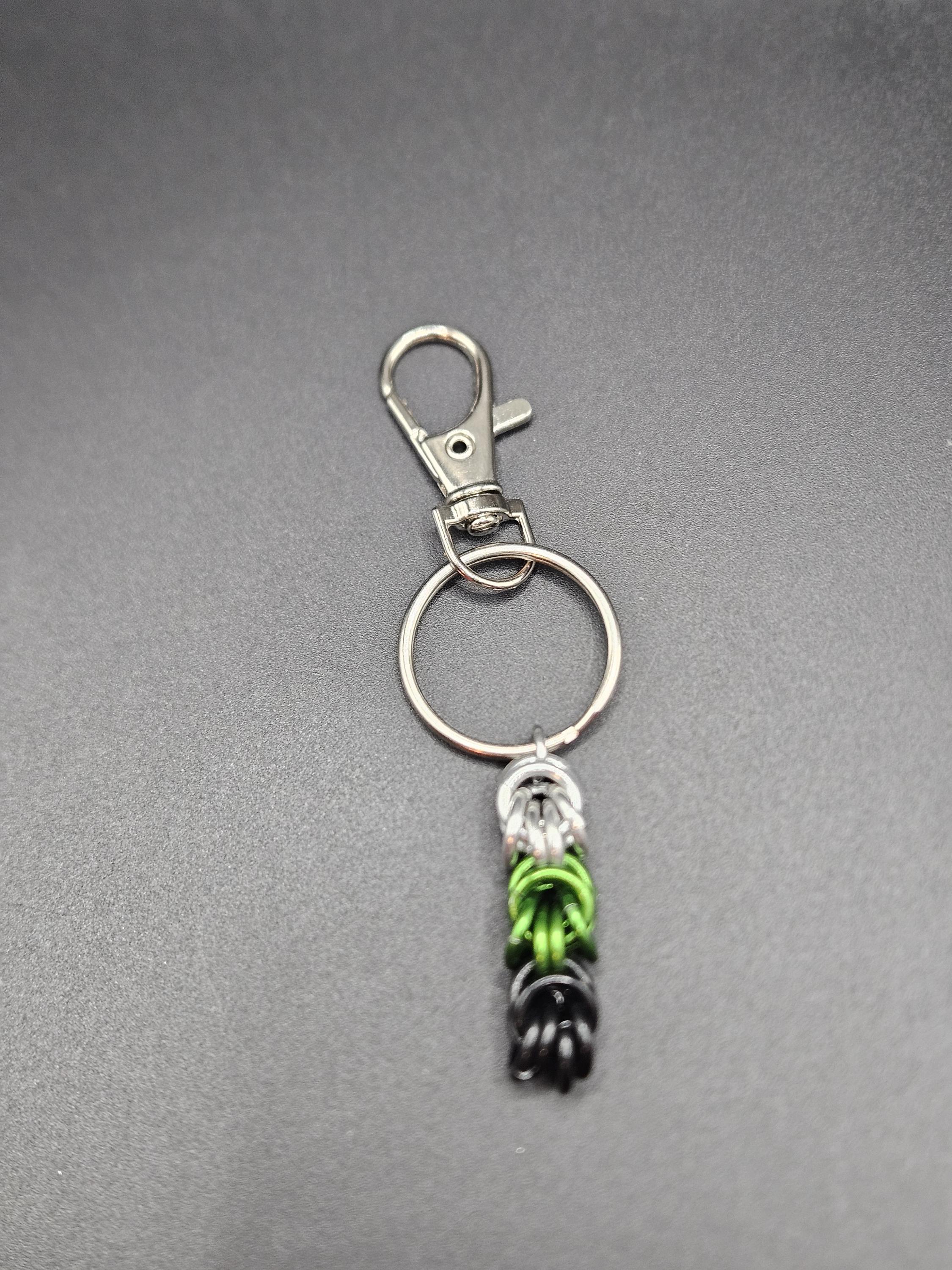 チェーンメイル LGBTQIA+ プライド キーチェーン バッグチャーム