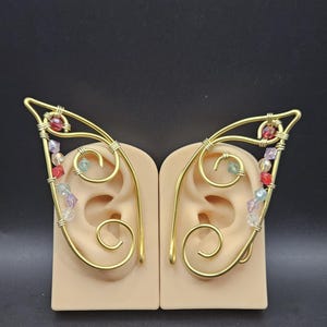 Bijou réglable d'oreille de fée elfe - Bijoux en aluminium hypoallergénique pour les costumes ou le style de tous les jours - Pièce de mode elfique enchanteur sans nickel