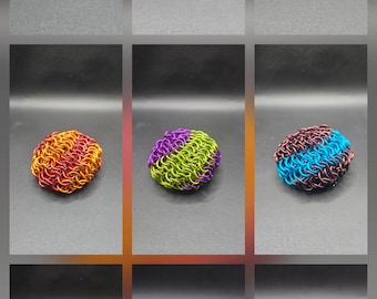 Chainmail Foot Bag / Juggling Ball– Handmade Fidget & Skill Toy