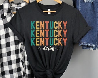 Kentucky Derby Retro Tee: Timeless Style for Racing Fans, Kentucky Derby Shirt, Horse Racing Shirt, Horse Racing Enthusiast
