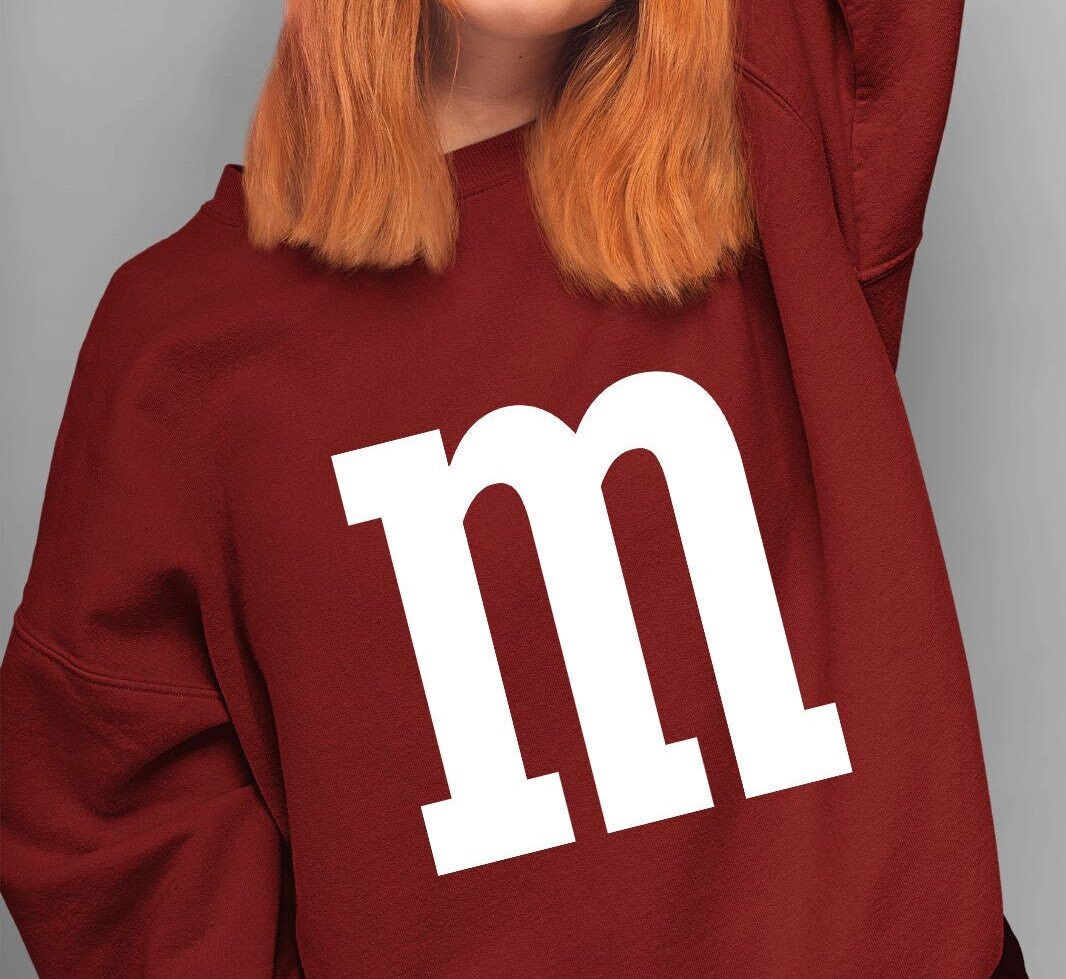 M m Sweatshirt Etsy Canada