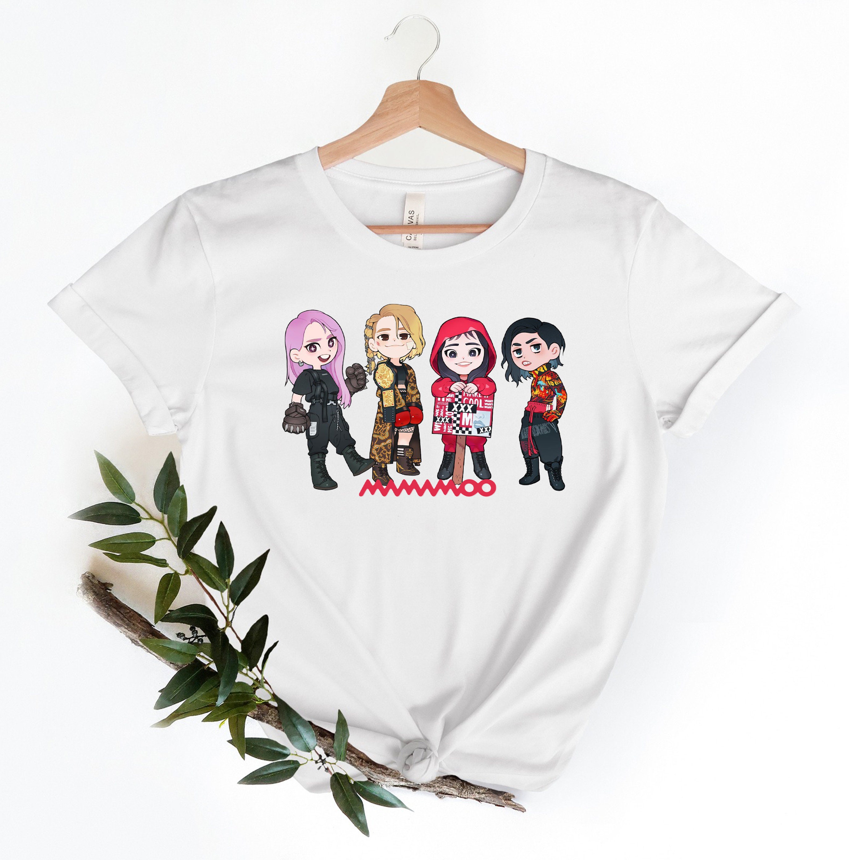 Mamamoo MOOMOO Tie Dye Rainbow Fandom Name | Kids T-Shirt