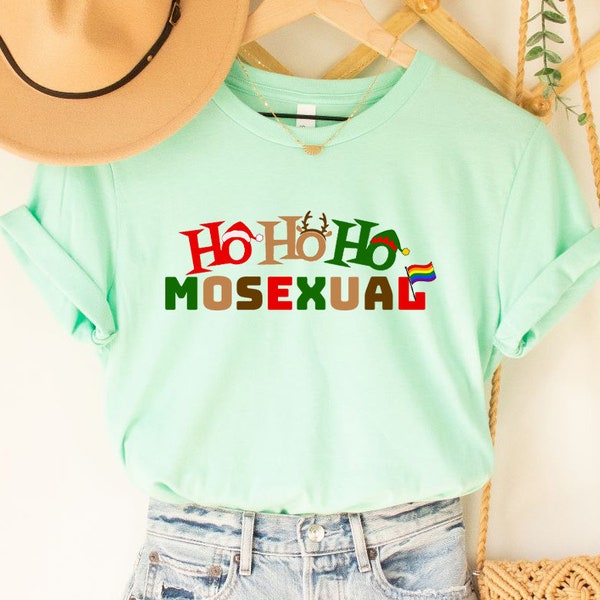 Ho ho Homosexuell Shirt, Homosexuell Shirt für Weihnachten, Gay Weihnachts Shirt, Gay Freund Geschenk, Weihnachten Lesben Shirt, Weihnachten Lgbt,