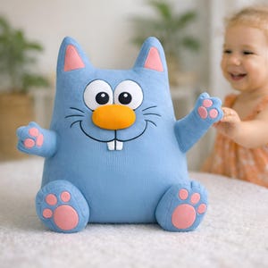Calm Plüsch Katze Schnittmuster, PDF, PDF, Baby Geschenk