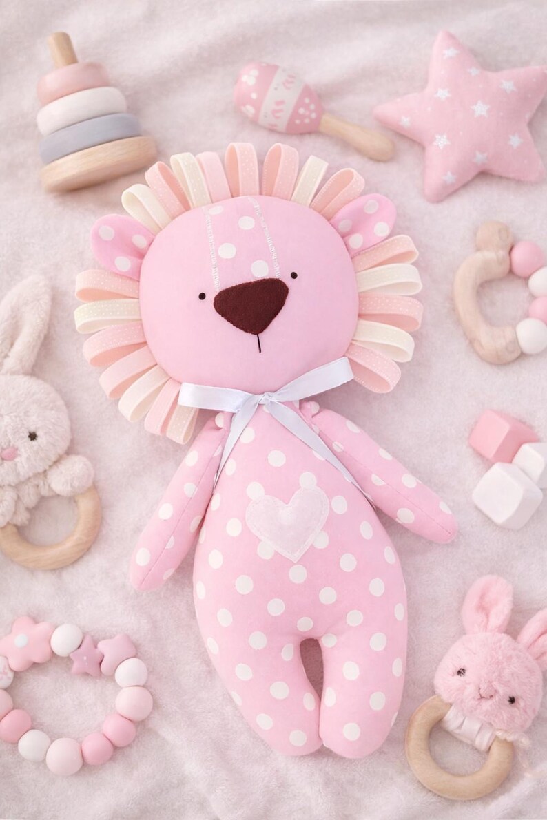 Easy Lion Plush Sewing Pattern PDF for Beginners | 3 Sizes 5 10 20 in | Soft Toy | Baby Shower Gift | Eco Friendly Option.
Beginner-friendly lion plush sewing pattern PDF. Easy toy DIY in 3 sizes (5, 10, 20 in). Perfect baby shower gift, eco-friendly option.