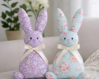 Bunny Sewing Pattern PDF: DIY Rabbit Decor, 3 Sizes, Beginners Guide