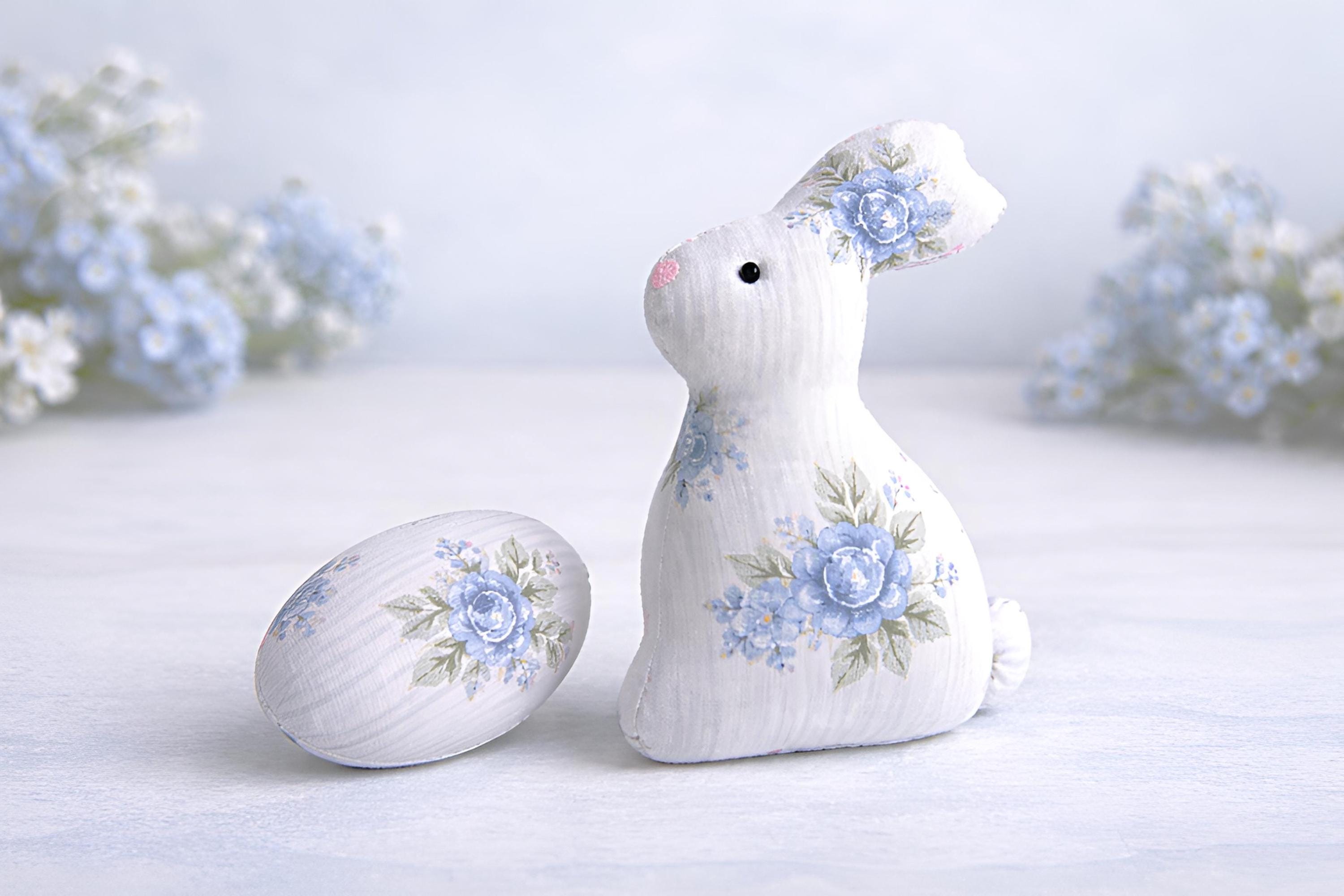 Fabric Bunny & Egg Sewing Pattern: DIY Easter Decor (digital Download ...