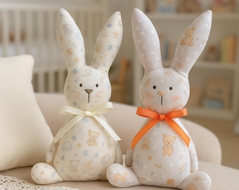 Bunny Sewing Pattern PDF: DIY Rabbit Decor, 3 Sizes