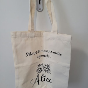 Personalized tote bag