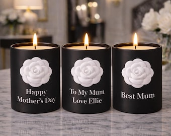 Personalisierte Muttertagskerze für Mama