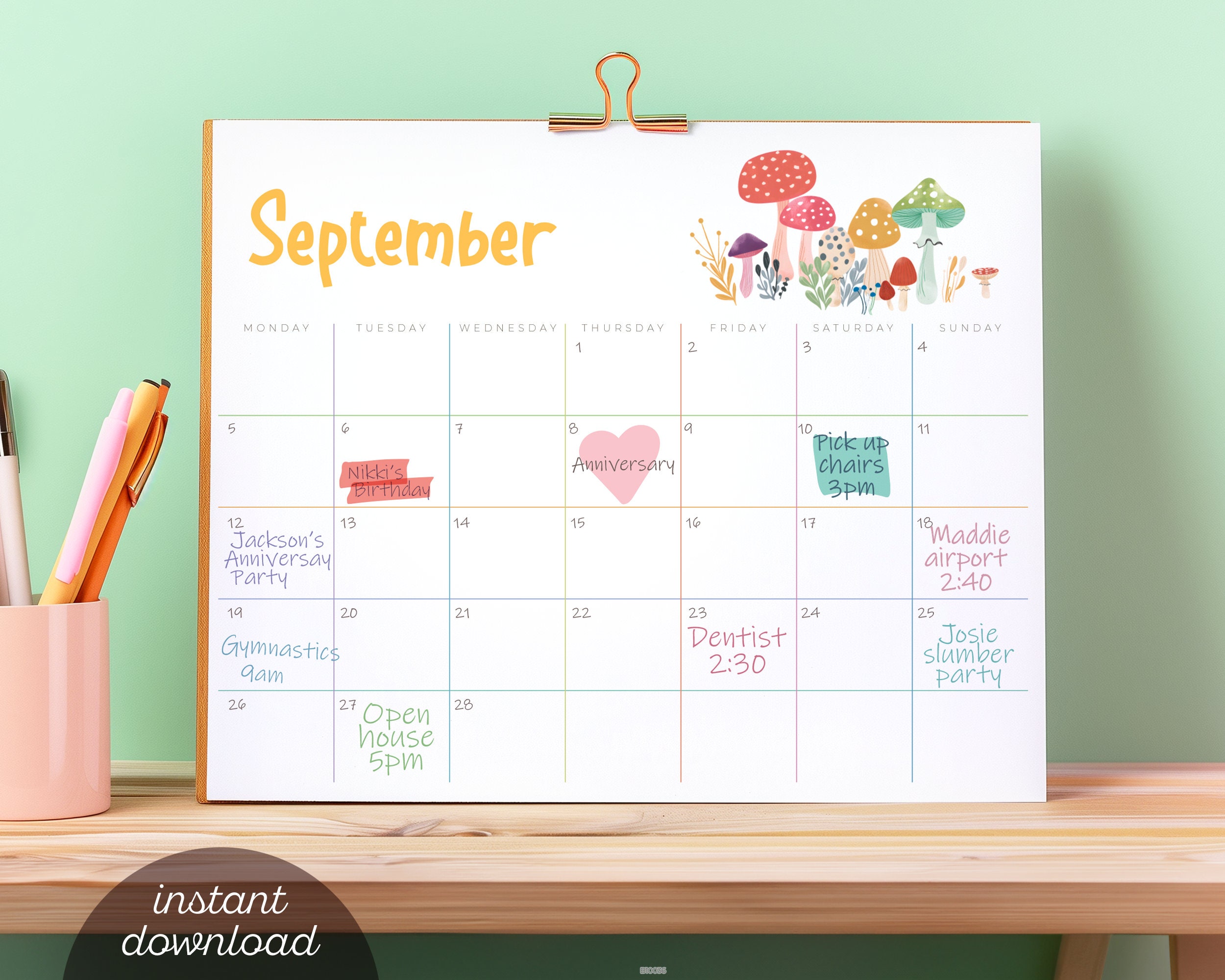 Motivierender Ewiger Tageskalender - Selbststehender Staffelei-Kalender Mit Zitaten