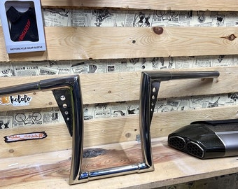 Handlebar Ape 100% stainless steel Polished