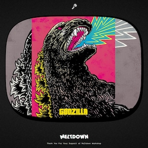 Godzilla Lo-Fi Sticker| For your car window, water bottles, laptop, and more!!