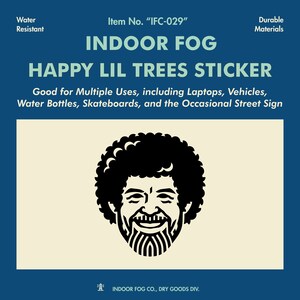 Happy Trees Vinyl Sticker - Official Bob Ross Gifts & Merchandise –  Papersalt