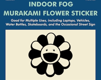 Murakami Flower Hypebeast Sticker | Premium Waterproof Vinyl - For your car window, taillight, water bottles, laptop, and more!!