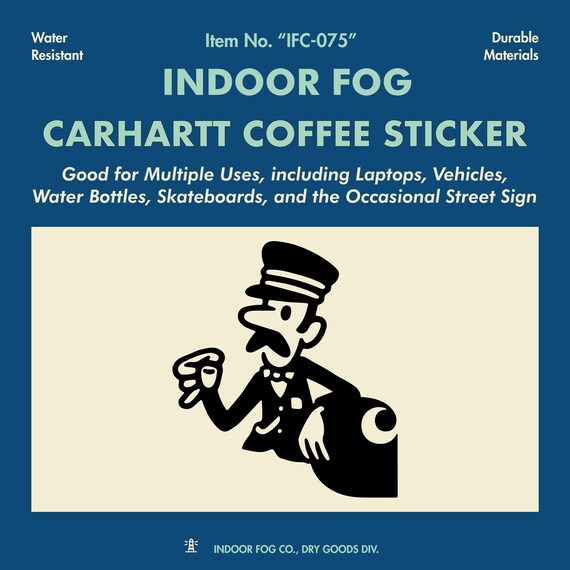 carhartt vinyl sticker