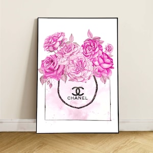 Chanel Bag Wall Art Etsy UK