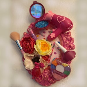 Makeup Hairstyling girly magic decoration wall art makeup fantasy Barbie girl gifts
