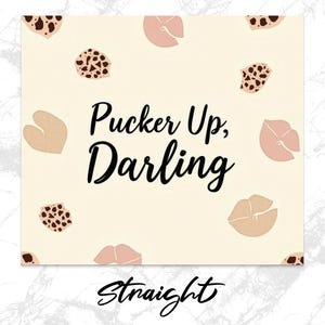 Pucker Up Darling Tumbler, Cute 20oz Tumbler Wrap, Pink and Leopard Print Design, Trendy Drinkware, Gift for Her, Summer Accessory image 7