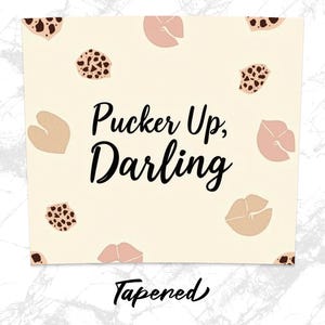 Pucker Up Darling Tumbler, Cute 20oz Tumbler Wrap, Pink and Leopard Print Design, Trendy Drinkware, Gift for Her, Summer Accessory image 8