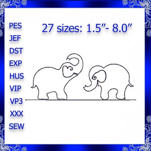 Animal  border pattern quilting embroidery design elephant machine embroidery design quilt design quilt block quilting block embroidery #48