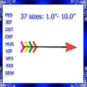 Arrow Embroidery Design  arrow Machine Embroidery Design Big Arrow Embroidery Design Instant Download Machine Embroidery #476