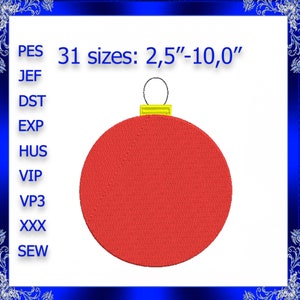 Christmas ball machine embroidery design Christmas embroidery Ball machine embroidery design christmas tree ball #151