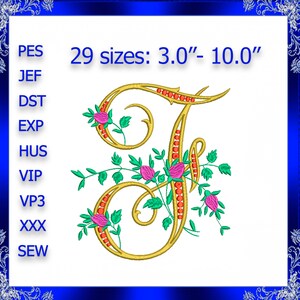 Letra F Monograma Bordado Floral F Monograma Elegante Bordado Floral Monograma Bordado Letra F Elegante Letra F mayúscula #08