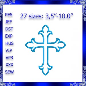 Cross APPLIQUE embroidery Design Cross Christian applique Religious Cross applique Embroidery Design Machine Instant Download Digital #04