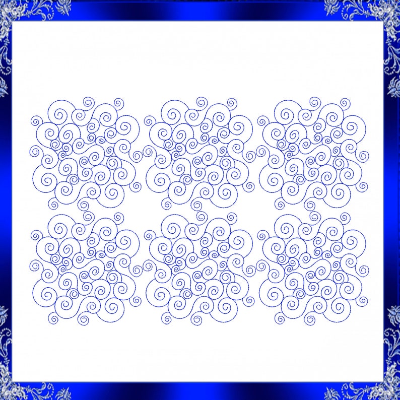 Quilting Swirls Embroidery Design Quilting Swirls Quilting Block Stipple Embroidery Stippling