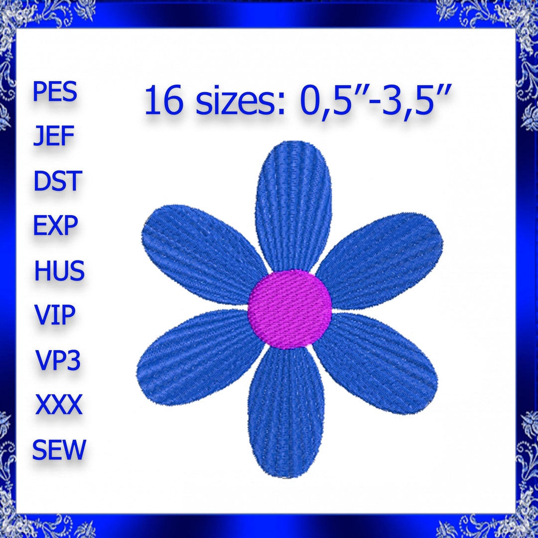 Tiny Flower Embroidery Design Flower Mini Machine Embroidery Design ...