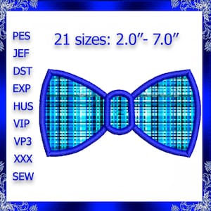 Bow Tie Applique embroidery Design Bow tie embroidery design Bowtie applique design Bow tie Machine embroidery design Tie applique #574
