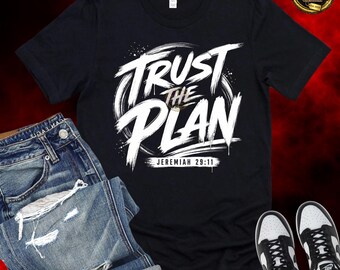 Trust the Plan SVG | Jeremiah 29:11 PNG | Christian Shirt Design | Faith Quote Sublimation | printable dtf PNG Digital Download