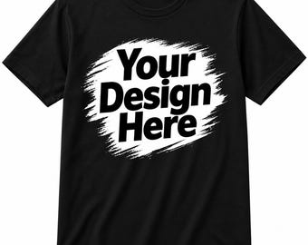 Custom Photo Text T-Shirt | Business Logo Family Reunion Apparel