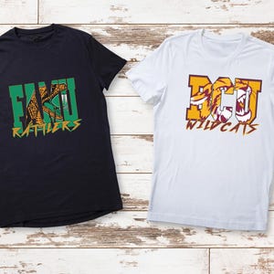 Koszulka BCU i FAMU | Styl retro HBCU College | Bethune-Cookman i Florida A&M Spirit Wear