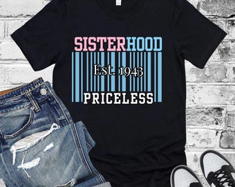Camiseta de la hermandad Gamma Phi Delta: Hermandad fundada en 1943, camiseta de la vida griega