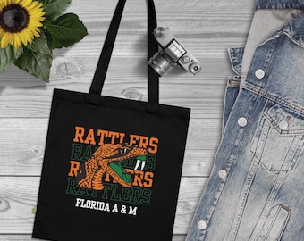 Bolsa de tela personalizada Rattlers Pride / Inspirada en Florida A&M / Bolsa de tela FAMU / Bolsa de tela HBCU / Regalo personalizado