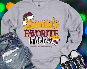 Sudadera personalizada favorita de Papá Noel / Regalo de Navidad para HBCU
