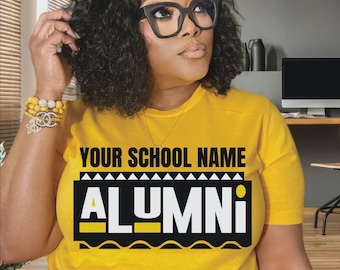 Camiseta personalizada para exalumnos / Camiseta personalizada para exalumnos de universidades históricamente negras (HBCU)