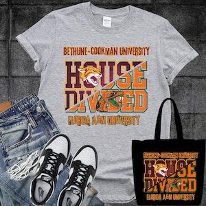 Camiseta "Casa Dividida", Universidade Bethune-Cookman vs. Universidade Florida A&M, Camiseta da Rivalidade Universitária