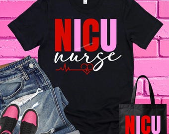Camiseta de enfermera de la UCIN, ropa de la UCI neonatal, regalo de enfermera
