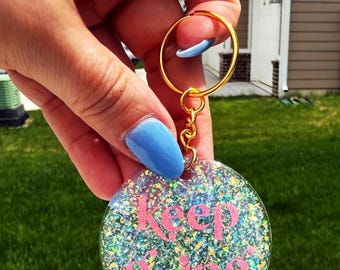 Keep Going Keychain