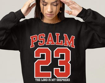 Salmo 23 PNG, El Señor es mi pastor PNG, Versículo bíblico universitario sublimado, Fútbol cristiano PNG, Descarga digital de fe y adoración a Jesús